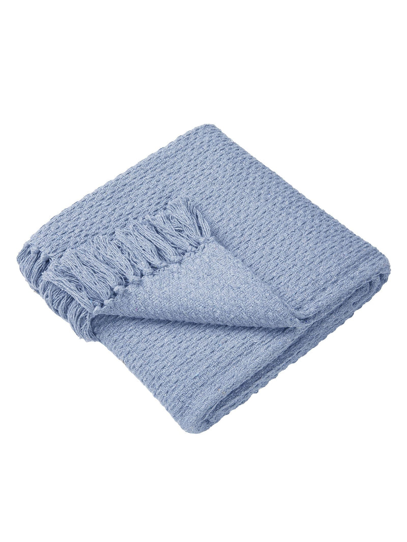 Drift Home Blue Hayden throw 180x130cm (British brand)