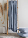 Drift Home Blue Hayden throw 180x130cm (British brand)