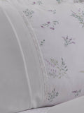 Dreams & Drapes Lilac Chloe Lace Detail Duvet Cover Set - British product
