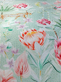 Soiree Green Tropical Leopard 500 Thread Count Duvet Cover Set