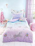 Bedlam Lilac Ombre Unicorn Glow in the Dark Duvet Cover Set - British product