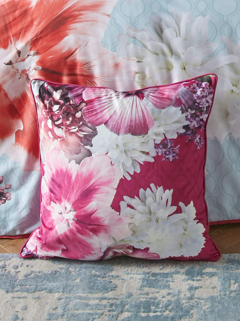 Laurence Llewelyn-Bowen pink velvet Mayfair cushion (British brand)