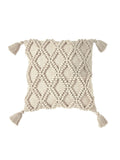 Drift Home natural Alda outdoor cushion 43cm, imported from the UK