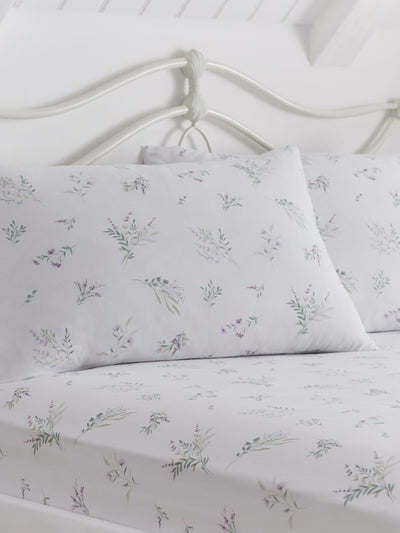Next Dreams & Drapes Lilac Chloe Soft Touch 28cm Deep Fitted Bed Sheet Set- Buy online at McGrocer