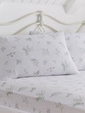 Dreams & Drapes lilac fitted bed sheet set 28cm deep - British product