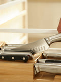 Joseph Joseph bamboo wood large knife organiser, UK version