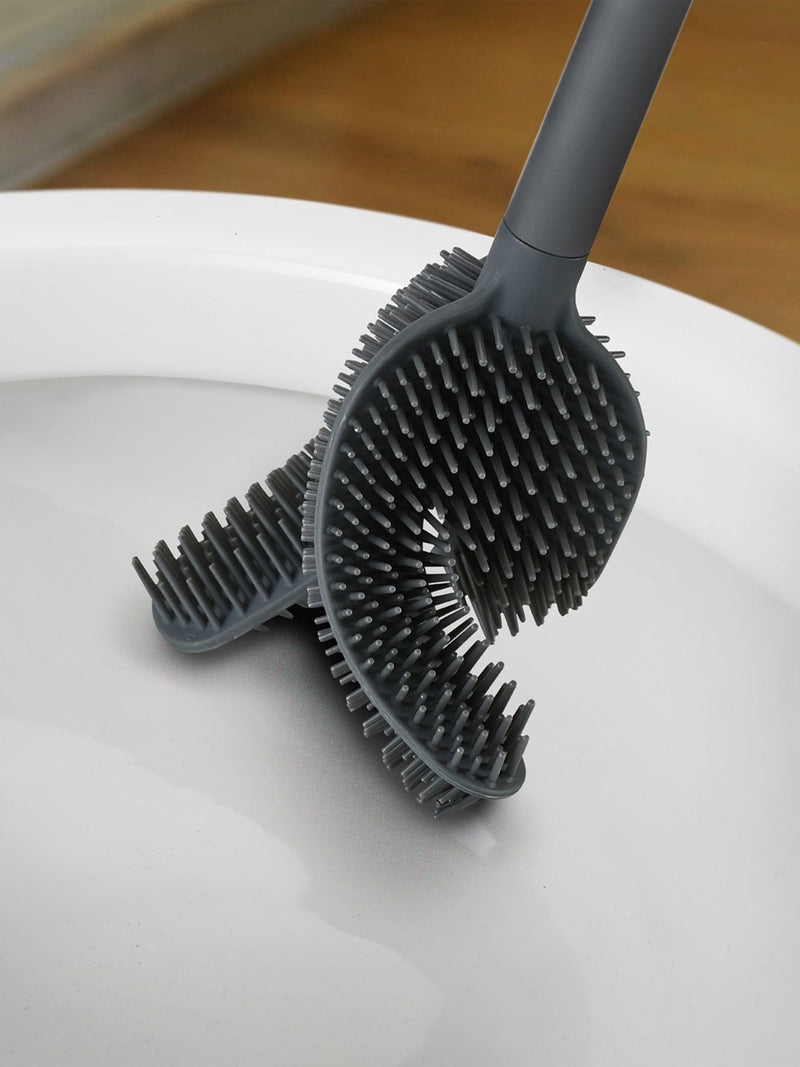 Joseph Joseph Anthracite Flex 360 toilet brush heads replacement pack, UK version