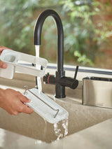 Next Joseph Joseph Sink Tidy Light Stone Surface Stainless-Steel Household Organiser- Buy online at McGrocer