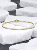The Diamond Store gold lab diamond tennis bracelet 1.5ct (British brand)