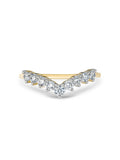The Diamond Store White 0.50ct H/Si Lab Diamond Wishbone Ring