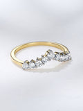 The Diamond Store White 0.50ct H/Si Lab Diamond Wishbone Ring
