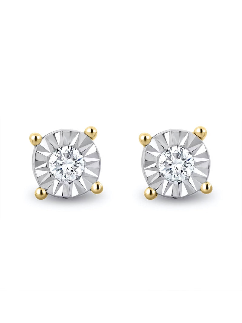 The Diamond Store lab diamond stud earrings 5mm (British brand)