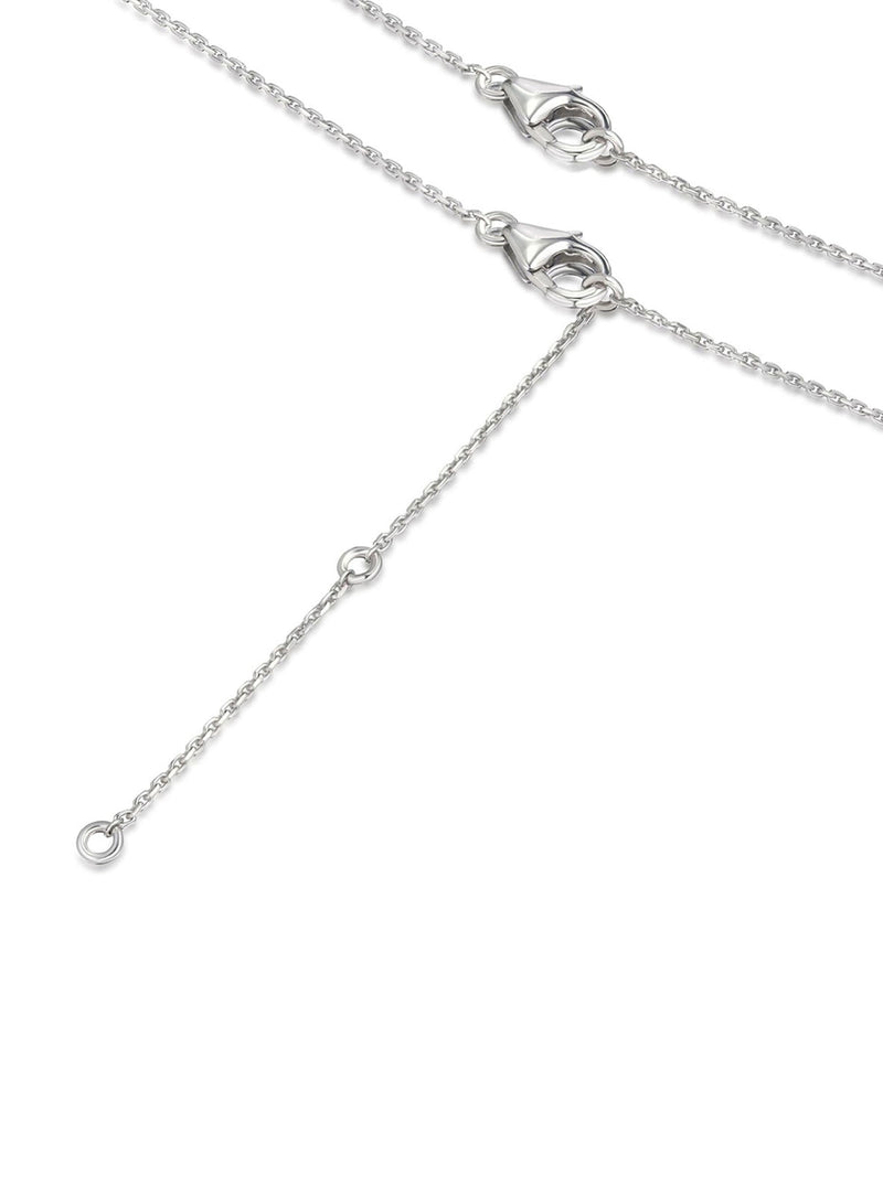The Diamond Store red lab ruby diamond halo necklace 3.60ct (British brand)