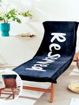 Next Catherine Lansfield Black 100% Cotton Extra Long Beach Towel 76 x 220 cm- Buy online at McGrocer