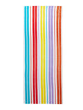 Catherine Lansfield rainbow stripe extra long beach towel, UK version