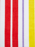 Catherine Lansfield rainbow stripe extra long beach towel, UK version