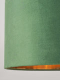 BHS emerald green velvet lampshade 40cm - British product