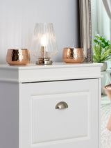 Next BHS Chrome Poplar Vessel Table Lamp- Buy online at McGrocer