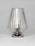 BHS chrome vessel table lamp 20cm, UK version