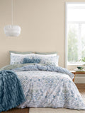 Bianca Blue Hedgerow Hopper Floral Cotton Duvet Cover Set