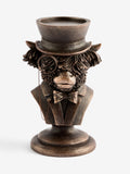 Hamish bronze pillar candle holder 26cm - British product