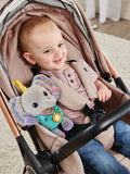 VTech blue cuddle and sing elephant toy, UK version