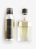 Signature Gold eau de parfum and body spray gift set, 100ml and 200ml (British brand)
