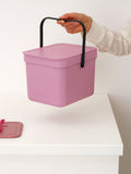 Brabantia Sort & Go Bin lilac pink 6L - British product
