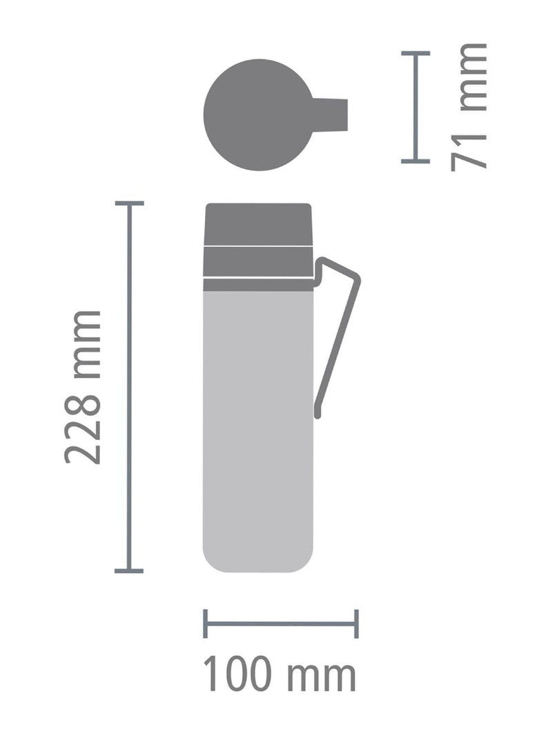 Brabantia insulated flask soft beige 500ml, imported from the UK