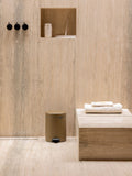 Brabantia pedal bin warm brass 5 litre, imported from the UK