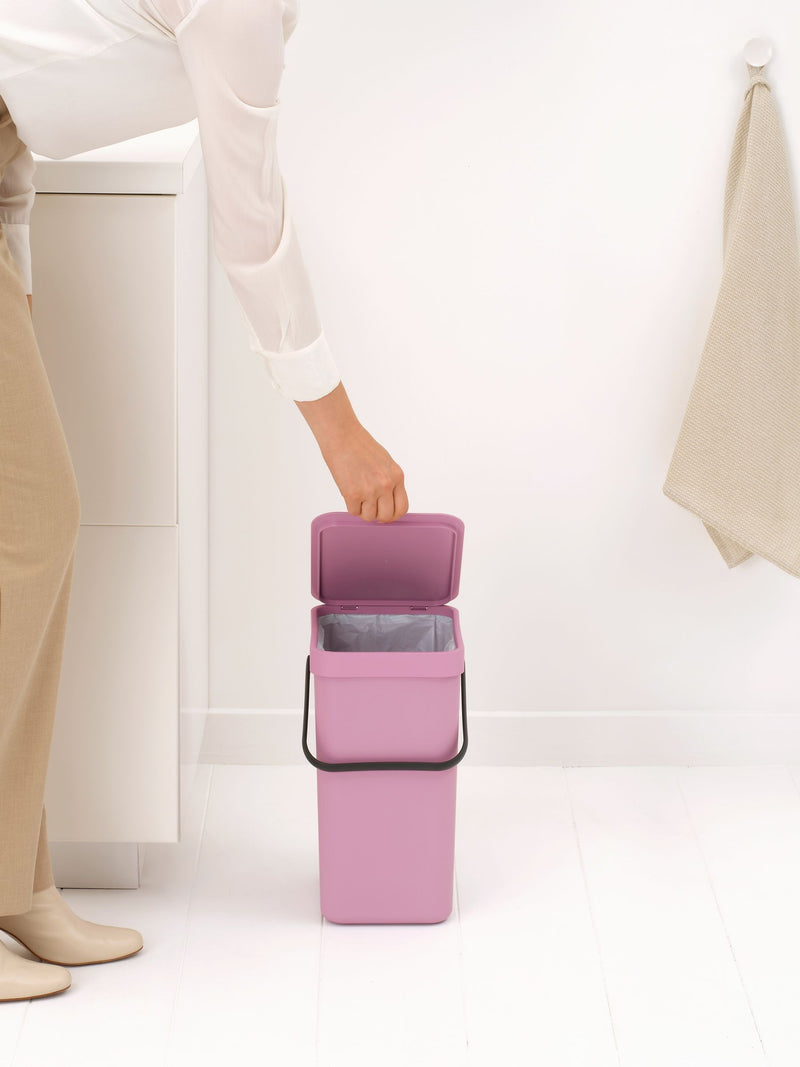 Brabantia Sort & Go Bin lilac pink 12 litre - British product