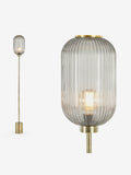 MADE.COM Grey Briz floor lamp, imported from the UK