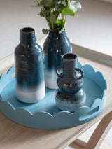 Next Laura Ashley Blue Laneham Stoneware Vase- Buy online at McGrocer