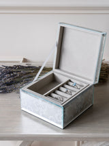 Next Laura Ashley Josette Print Mirror Jewellery Box 15x15x9cm- Buy online at McGrocer