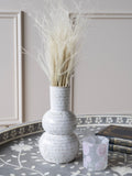 Laura Ashley White Lowick Antique Stoneware Vase, UK version