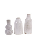Laura Ashley White Lowick Antique Stoneware Vase, UK version