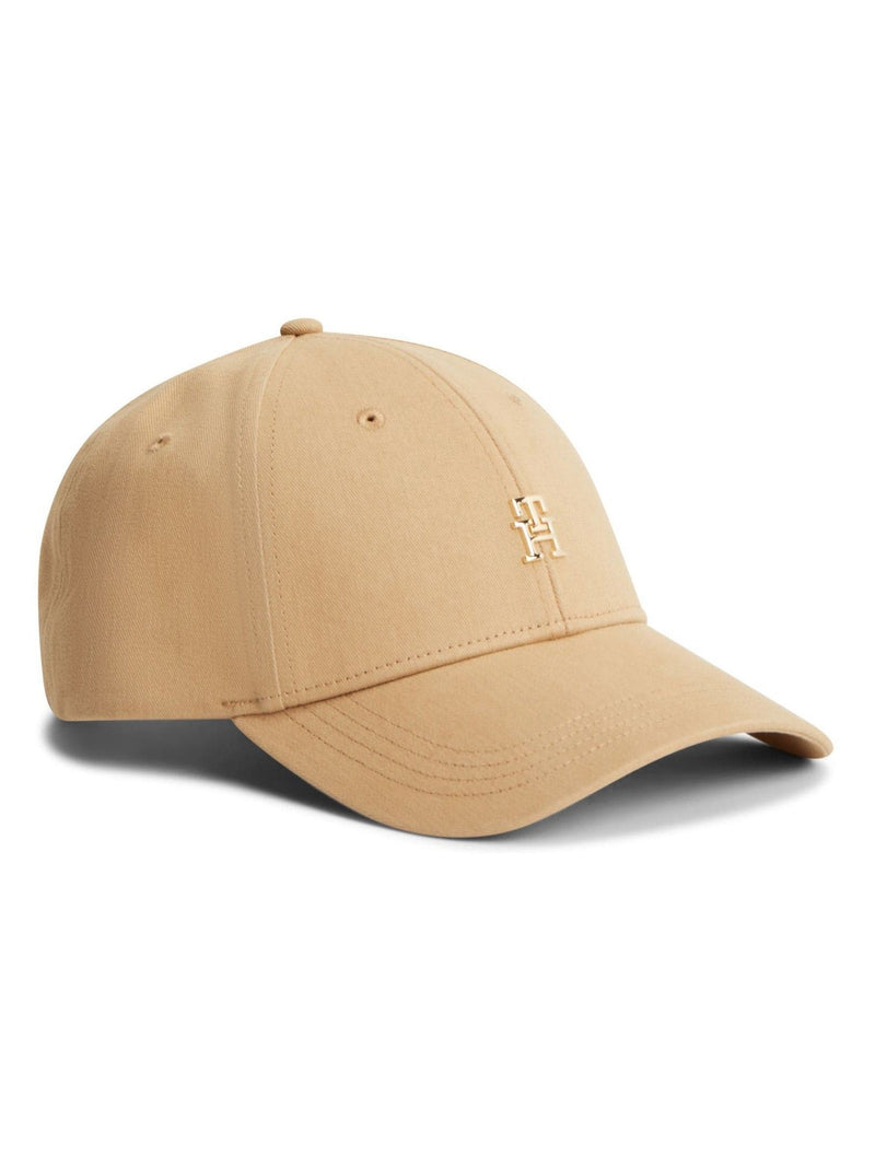 Tommy Hilfiger Brown Monogram Twill Baseball Cap