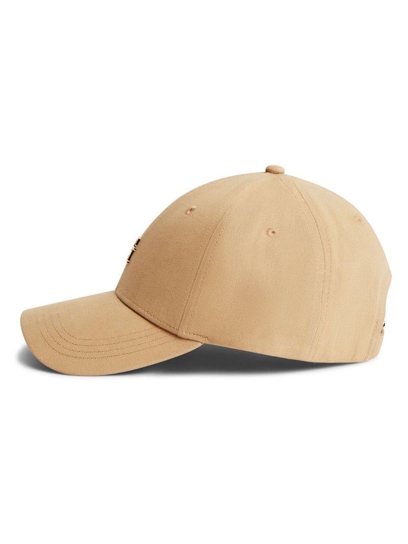 Tommy Hilfiger Brown Monogram Twill Baseball Cap
