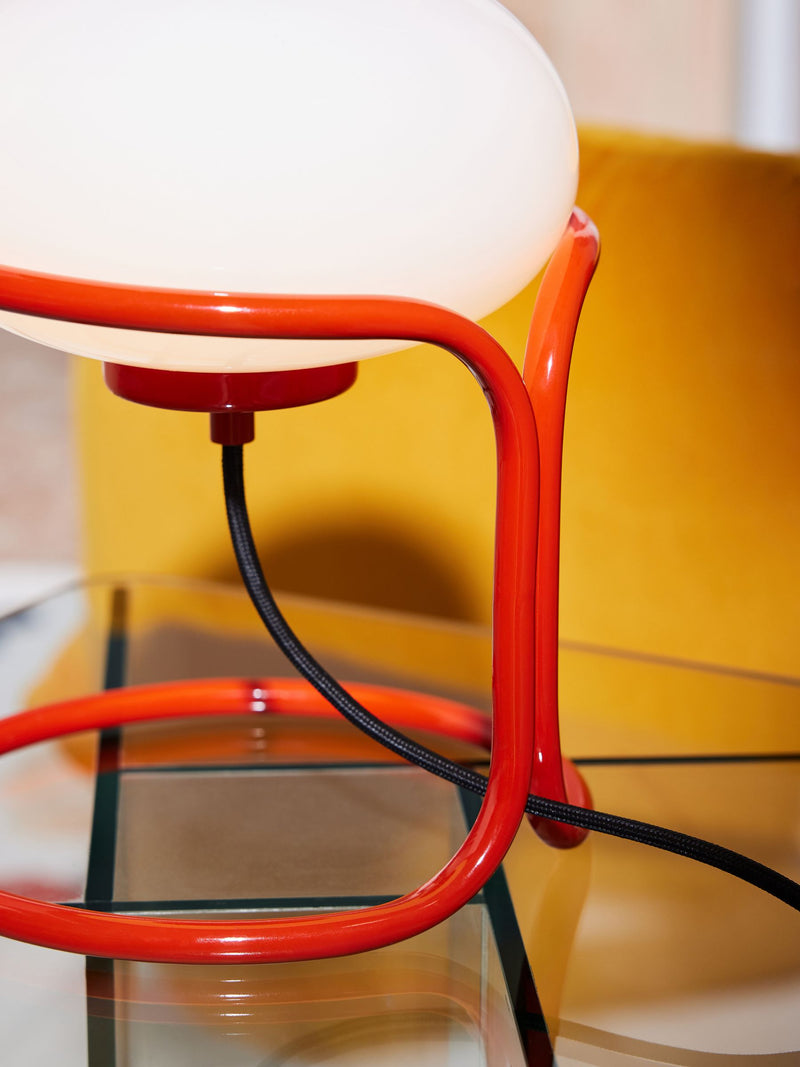 MADE.COM red Piper table lamp 25.9cm (British brand)