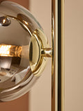 MADE.COM Globe floor light grey brass 160cm, imported from the UK