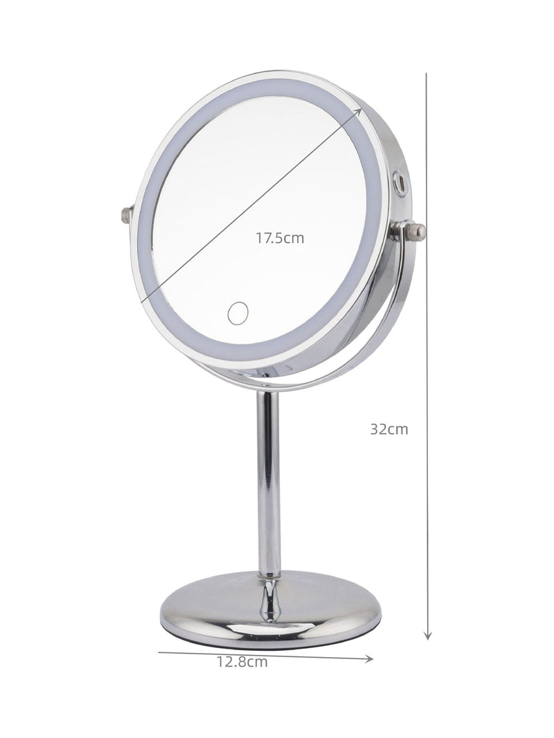 Showerdrape Chrome Iris LED vanity mirror (British brand)