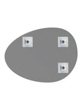 Showerdrape pebble shaped bathroom mirror large 70x50cm, UK version