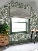 Next Graham & Brown Enzia Sage Wallpaper 10m- Buy online at McGrocer