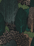 Graham & Brown Navy Scandiscape wallpaper 10m - British product