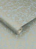 Graham & Brown Hartley Damask Wedgewood wallpaper 10m (British brand)