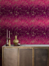 Next Clarissa Hulse Damson Soft Gold Meadow Grass Wallpaper (10m x 52cm)- Buy online at McGrocer