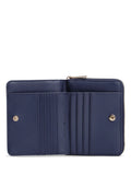 Tommy Hilfiger wallet blue monogram jacquard 12cm - British product