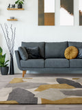 Asiatic Rugs Ochre Romy Element rug, imported from the UK