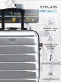 Flight Knight silver underseat cabin bag - British product