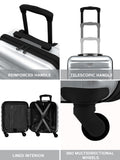 Flight Knight silver underseat cabin bag - British product